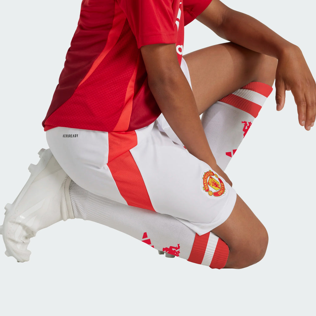 ADIDAS MANCHESTER UNITED HOME SHORT YOUTH 2024 2025