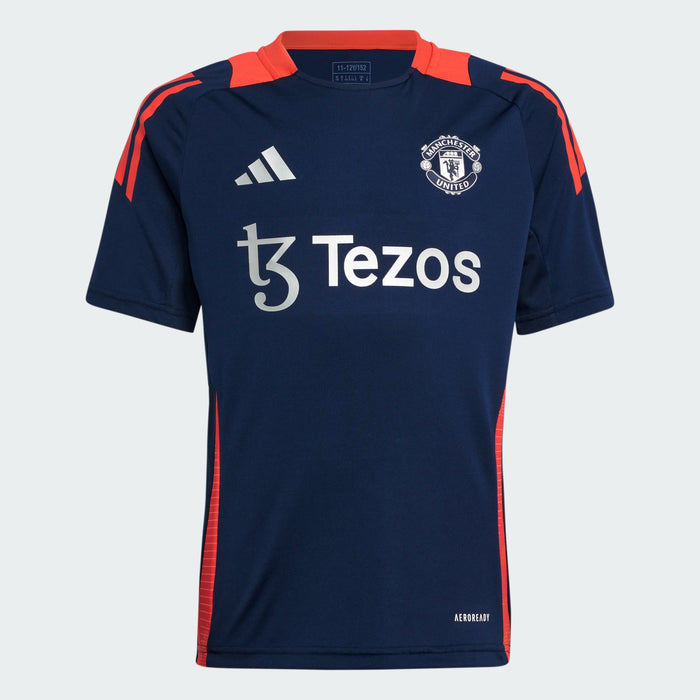 ADIDAS MANCHESTER UNITED TRAINING SHIRT YOUTH 2024 2025