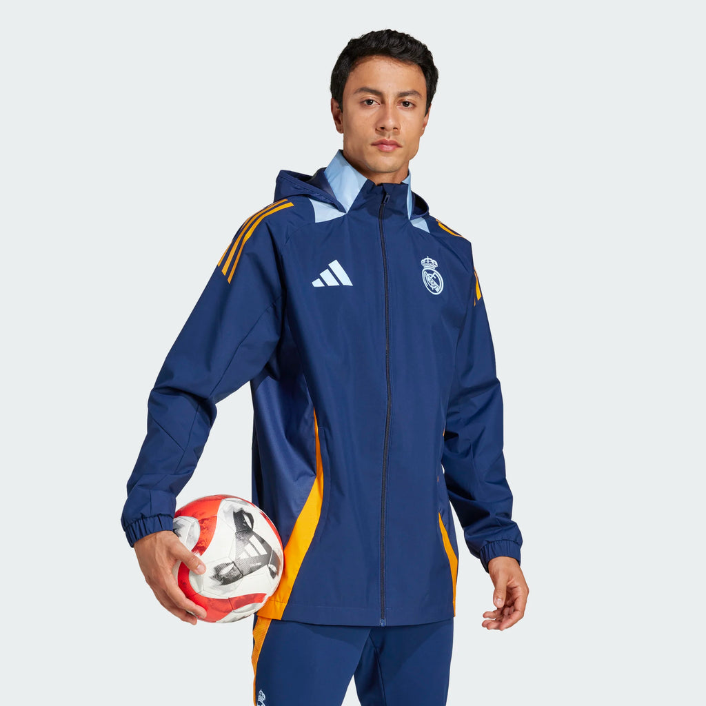 ADIDAS REAL MADRID ALL WHEATER JACKET 2024 2025