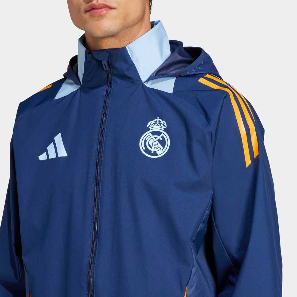 ADIDAS REAL MADRID ALL WHEATER JACKET 2024 2025